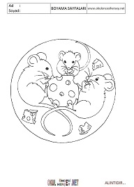 Mandala boyama sayfaları